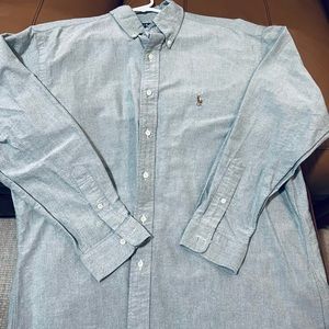 Ralph Lauren Yarmouth 100% Cotton Blue
Button Down Shirt